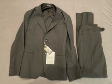 Emporio Armani City Line Anzug Gr. 50 Herren Anthrazit NEU