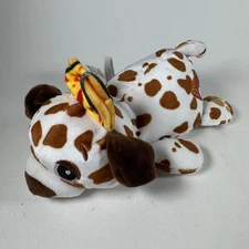 Basic Fun Plush Cutetitos Pizzaitos Puppy Dog Beanie 7.5" Pizza Brown White