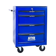 4-Drawer Rolling Metal Tool Chest Tool Cabinet Box w/Key Locking Garage Workshop