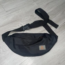Tinyat Fanny Pack Unisex Black With Orange Interior 