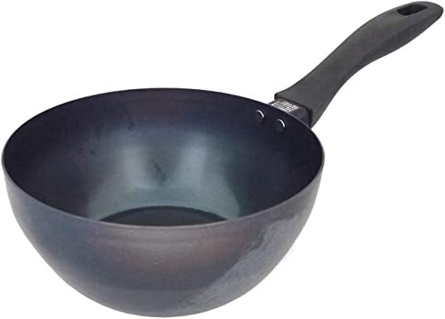 New Fujita Metal 004006 Iron Frying Pan  Deep Shape  7.9 inches (20 cm)  IH