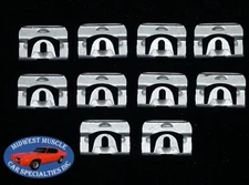 70-73 GM Front Windshield Rear Window Reveal Moulding Molding Trim Clips 10pcs Q