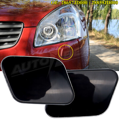 Paar Für Nissan Qashqai 2006-2010 Scheinwerferreinigungsanlage Abdeckung Vorne