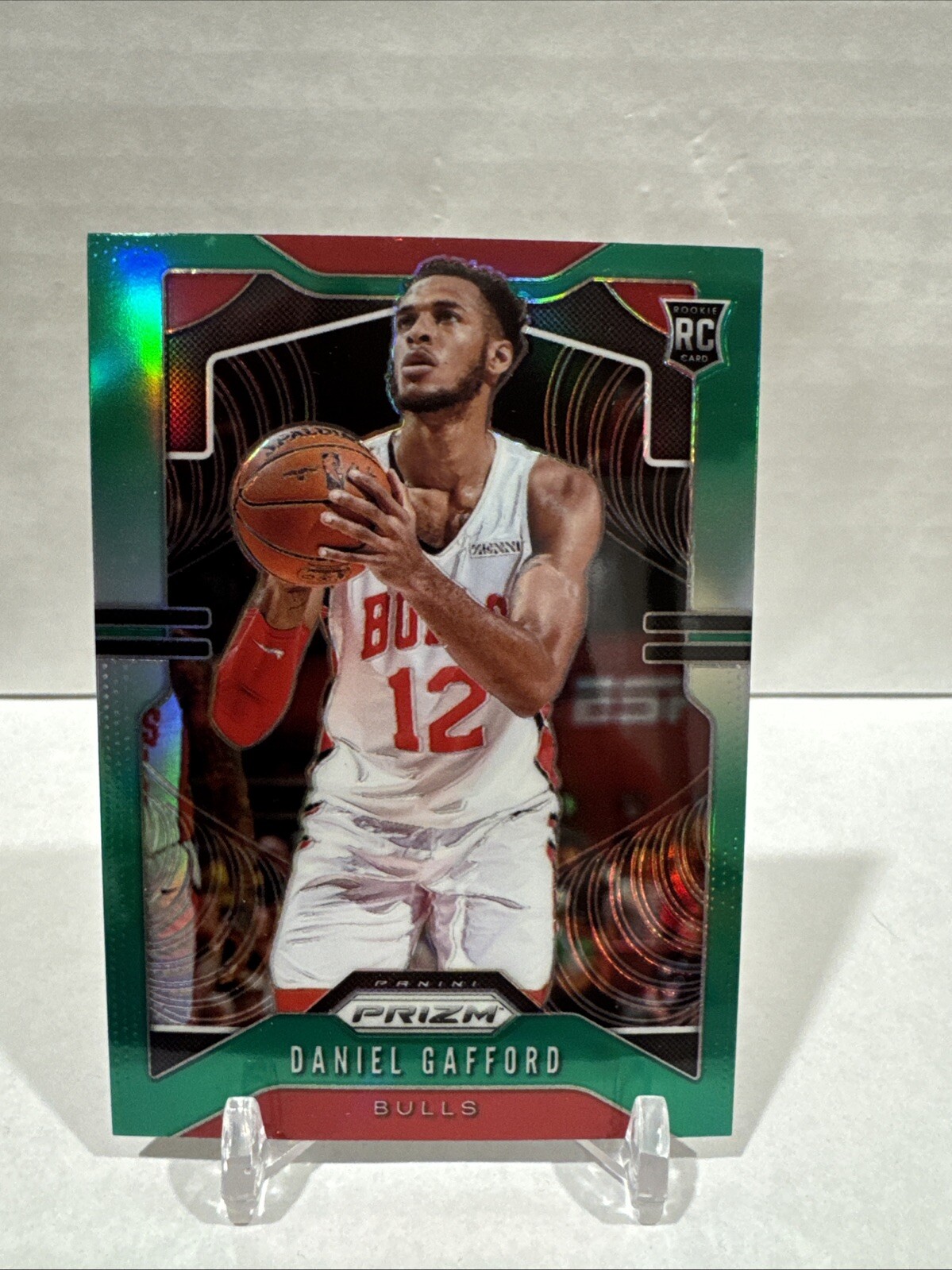 2019-20 Panini Prizm Basketball Rookie RC Daniel Gafford #294 Green Prizm