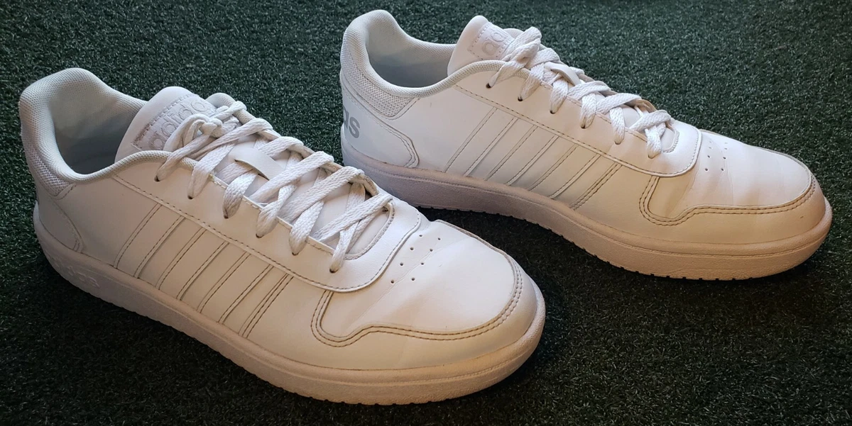 ADIDAS HOOPS 2.0 LOW CUT MEN S BASKETBALL Shoes CLOUD WHITE DB1085 Sz 9.5