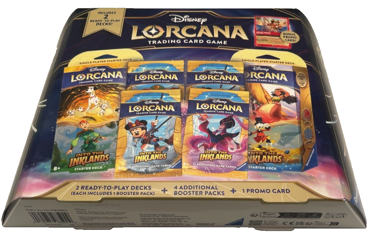 Disney Lorcana Costco Inklands Bundle Box Pirate Mickey Mouse