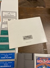 Monopoly w/Manual & Poster NES Nintendo