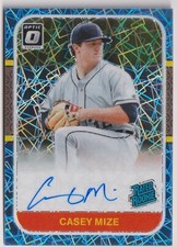 2021 Optic Retro '87 Rated Rookie Auto Carolina Blue Velocity Casey Mize 03/30