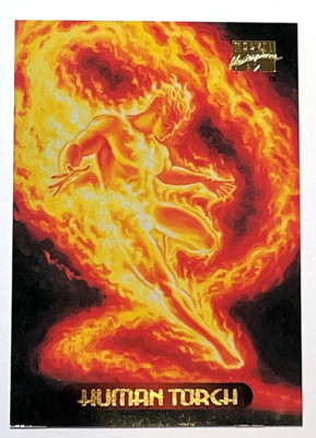 HUMAN TORCH (1) Promo Card from 1994 Marvel Masterpieces