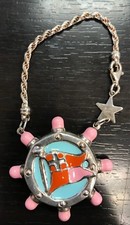 Porta Chiave IN Argento Barra Da Barca 925/1000