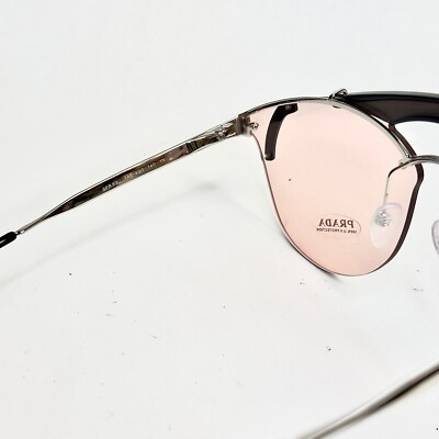 Prada Pink Beige Ornate Collection Overshield Sunglasses prada-prada-eyewear-oversize-  main image 3