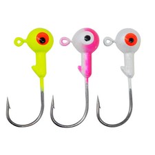 50pcs/Lot Jig Fishing Hooks Saltwater Round Ball Lead Heads Tackle 1/8oz 