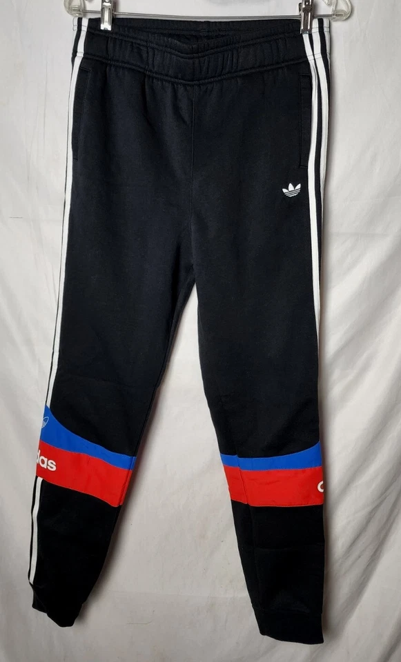 Adidas Unisex Kids Youth 14-15Y XL Pants Logo Striped Sweatpants FN5771 - Image 3 of 4