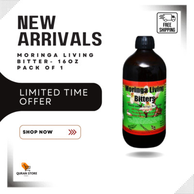 Moringa Living Bitters-Natural Remedy with Powerful Roots &Herbs-Detox Digestive