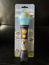 Bluey Wireless Karaoke Microphone Bingo Mom Dad Singing Kids Toys Play Fun NEW