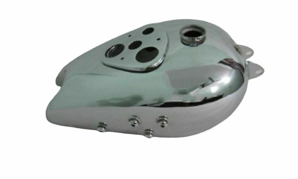 BSA Q8 EMPIRE STAR 1936 MODELO VINTAGE CROMO GASOLINA COMBUSTIBLE TANQUE GASOLINA Foto 3 de 4