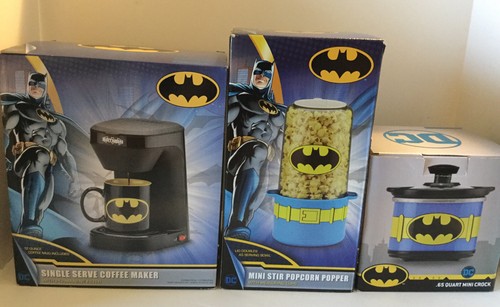 NIB 3pc LOT DC BATMAN Single Serve 