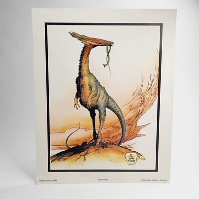 Vintage 1976 Earth-Art Graphics William Stout Art Print THE PRIZE