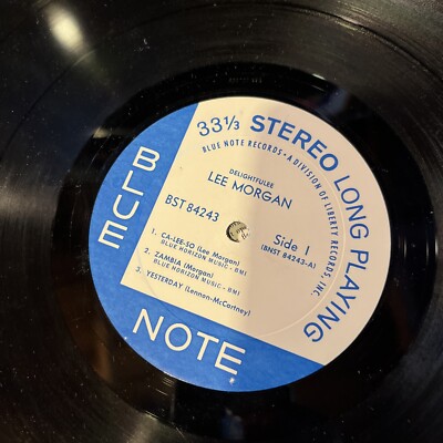 Lee Morgan - Delightfulee LP 1967 Blue Note Shorter McCoy Philly