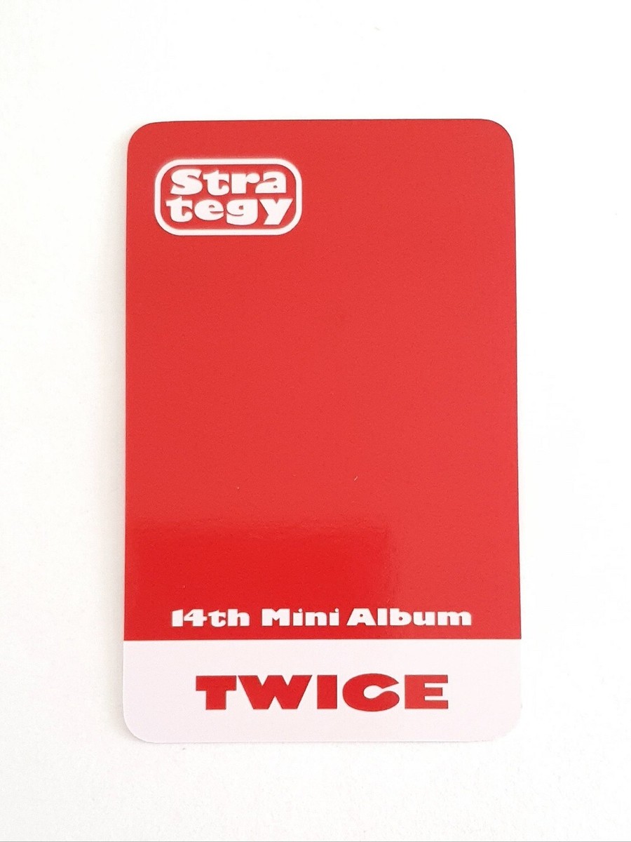 TWICE 14th Mini Album STRATEGY POP-UP Store Luckydraw Official