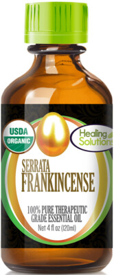 Organic Frankincense Essential Oil (100% Pure - USDA Certified Organic)