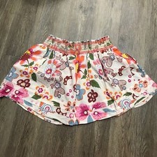 Floral Retro 70s 80s Look Twirl Skirt Summer Floral Pleated Size Medium India