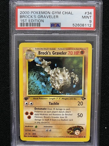 Brock's Graveler (1st Edition) graded PSA 9 for sale on eBay