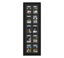 SGC Graded Card Frame Display Holds (10) Slabs Baseball, UV Protection