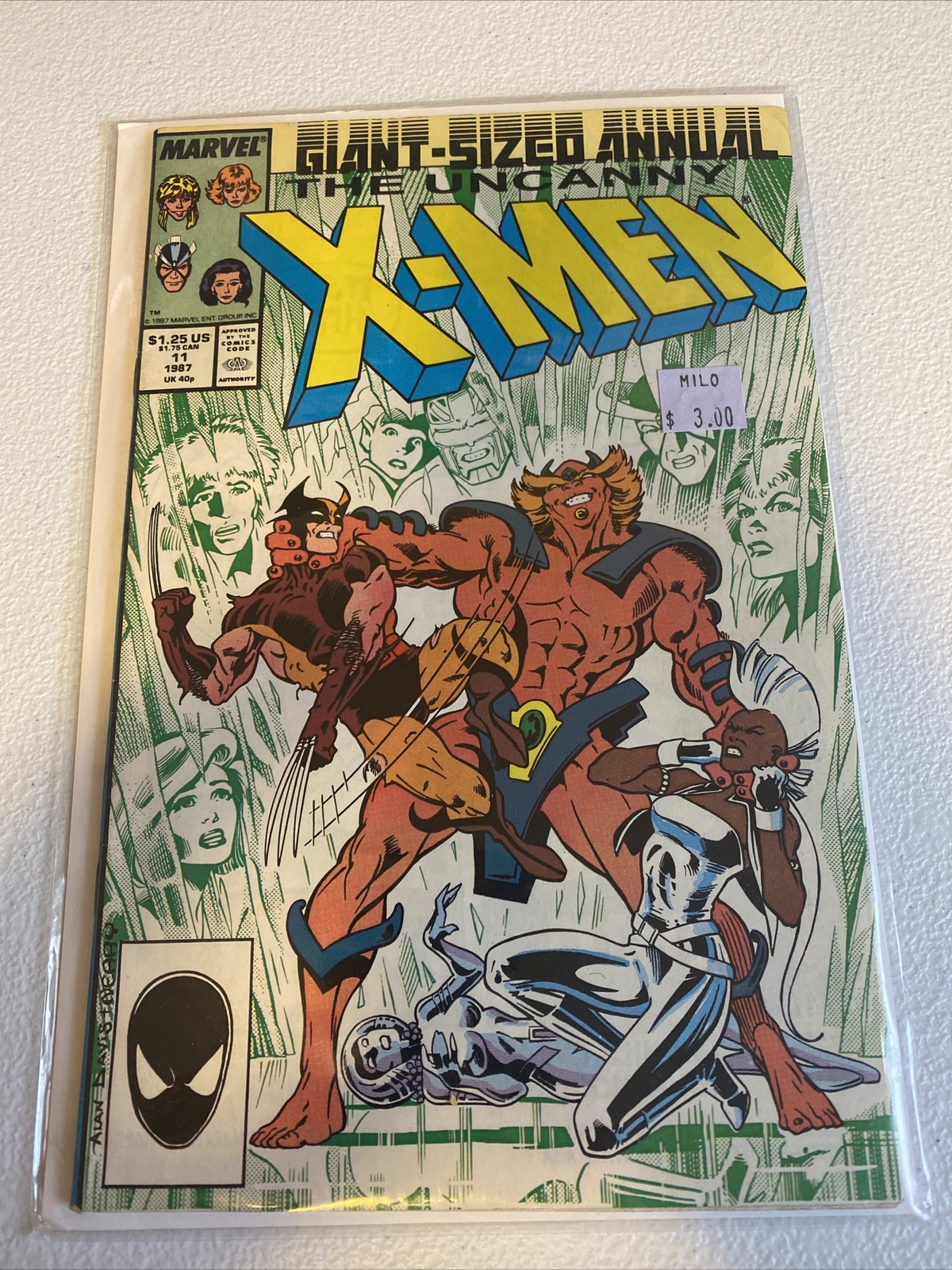 The Uncanny XMen Annual 11 1987 Marvel Comics GiantSized! eBay