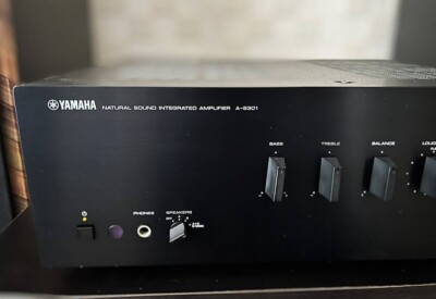 YAMAHA A-S301-B Integrated Amplifier Black Good HP | eBay