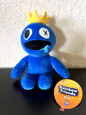 2023 RAINBOW FRIENDS Licensed 8” BLUE PLUSH Series 1 Phat Mojo Roblox New +  Tag