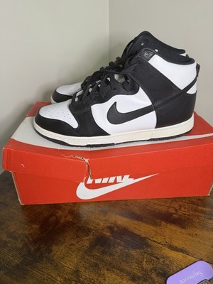 Nike Dunk High Men s Black/White Colorblock (Panda) High Top Lace-Up Sneakers
