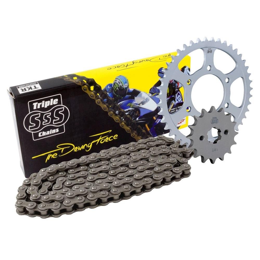 Triple-S Honda NC 750 2014-2015 Motorcycle Chain and Sprocket OEM Bundle