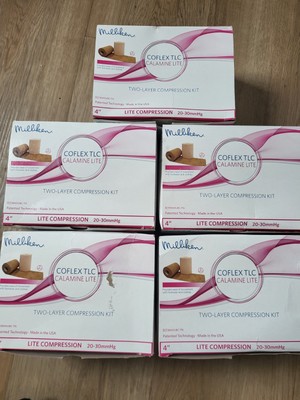 5 CoFlex TLC Calamine Lite 2Layer Compression Kit Bandage 20-30mmHg 4  Exp 2027