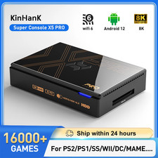 New Kinhank X5 PRO 320GB Retro Console, RK3588, 8GB RAM, 10,000+ Games, UK