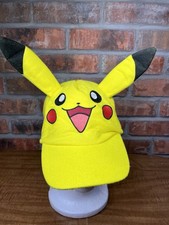 Youth Pok mon Pikachu Ears Yellow Head Pokemon Hat Costume 2022 Game Freak
