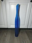 Blenko 6427 Turquoise 24in Stretch Vase Joel Myers MCM Art Glass
