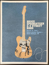 Bruce Springsteen E Street Band State College 3/18/23 Poster #2/300 Matt Needle