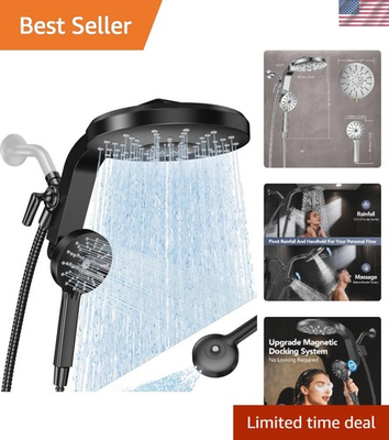 #ad High Pressure Rain Showerhead Combo 2026 Magnetic Shower Head Set with Detac... $115.95