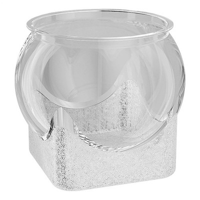 Runde Fischschüssel transparente Fischtank Desktop Clear Aquarium Fish Breeding