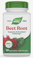 NATURE'S WAY - Beet Root - 100 Vegan Capsules