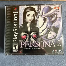 Persona 2 Eternal Punishment (Sony Playstation PS1, 2000) CIB Tested Works EXC