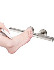 Shower Foot Rest for Shaving Legs Wall Mounted Shower Step Stool, Brushed Nickel