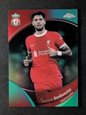 2023-24 Topps Chrome Liverpool FC DOMINIK SZOBOSZLAI 59/99 Aqua Refractor #10