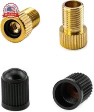 Quacc 2 PCS Presta Valve Adapter Bicycle Valve Adapter, Convert Presta to Schrad