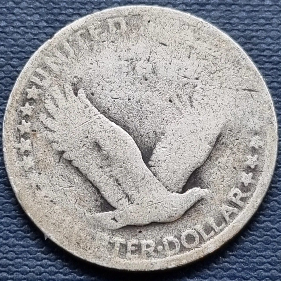 1917 S Standing Liberty Quarter 25c Type 1 Cool Lowball #94966 - Image 2 of 2