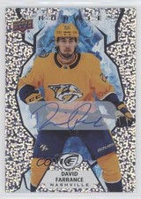 2021-22 Upper Deck Ice Rookie White Snowflake David Farrance #115 Auto 04vj