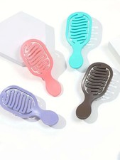 Image of Mini Travel Hair Comb Pocket Brush for Wet & Dry Use Salon Beauty Tool UK