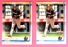 2019 Topps, Miami Marlins - DEREK DIETRICH 