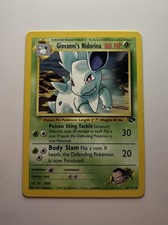 Pokémon TCG Giovanni's Nidorina Card 44/132 Gym Challenge